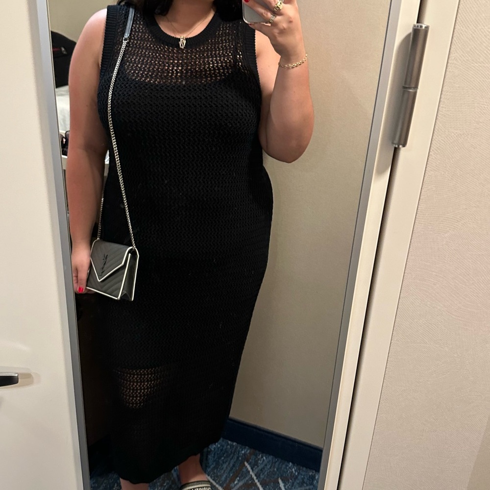 Express Black Sleeveless Dress